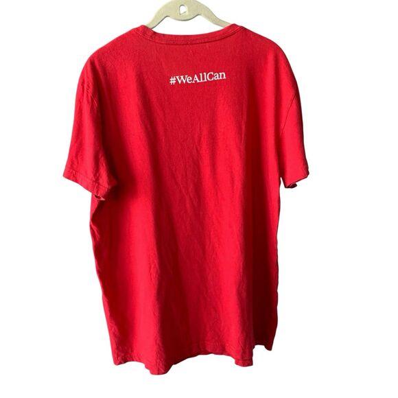 American Eagle Outfitters Seriously Soft Love Kiss Graphic Tee Women's Red Large - Picture 5 of 13